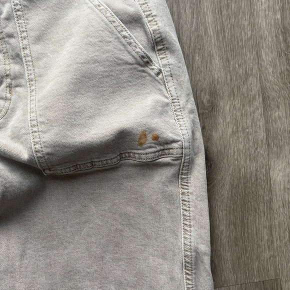 American Eagle Outfitters Women Light Wash Wide Leg Jeans Stretch Long Size 6 - Picture 3 of 9